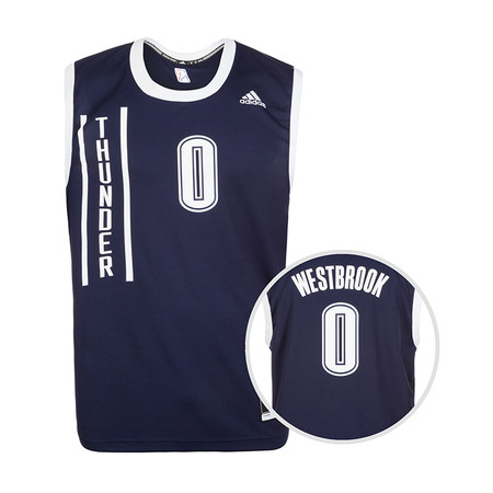 Camiseta NBA Réplica Westbrook #0# Oklahoma (navy/white)