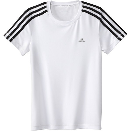 Adidas Junge Mädchen ClimaCool Tee (weiß)