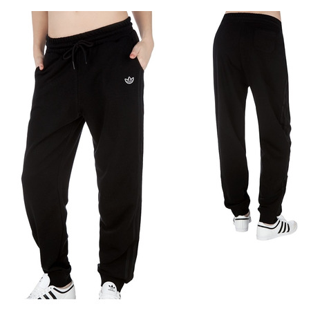 Adidas Pantalón Mujer University FT Manschette (schwarz)