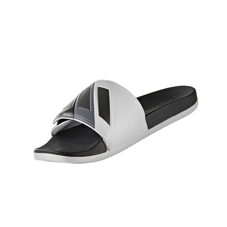 Adidas Adilette Cloudfoam Plus Adj (schwarz/iron metallic/footwear weiß)