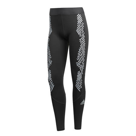 Adidas Alphaskin Graphic Long Tight W "Grey Six"