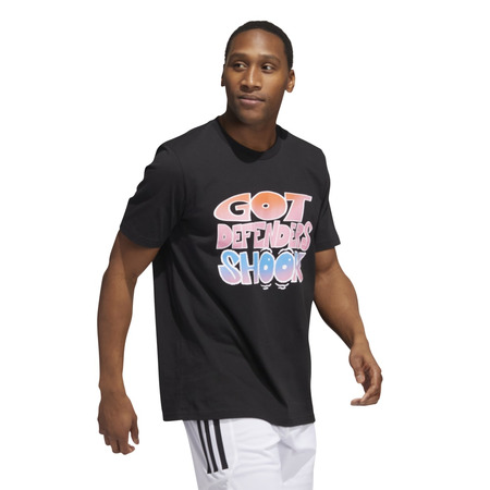 Adidas Basketball Got You Shook Graphic Tee "Schwarz"