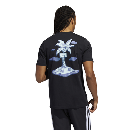 Adidas Basketball Sommer Eimer Tee "Schwarz"