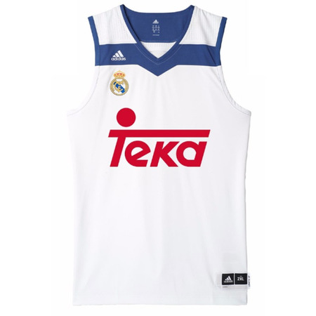 Adidas Camiseta Basket 1o Equipacion Real Madrid 2016/17 (Balcri/Mornat)