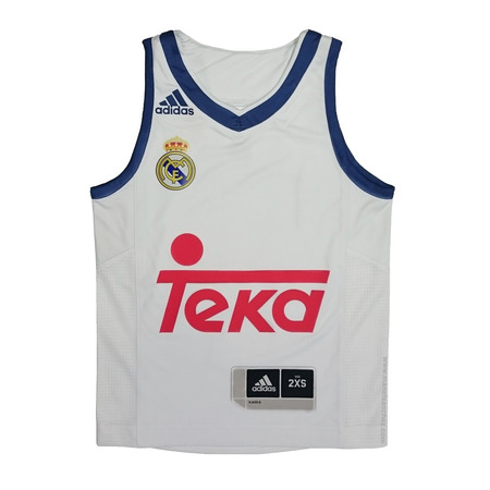 Adidas Camiseta Basket 1o Equipacion Niñ@ Real Madrid 2016/17 (Balcri/Mornat)