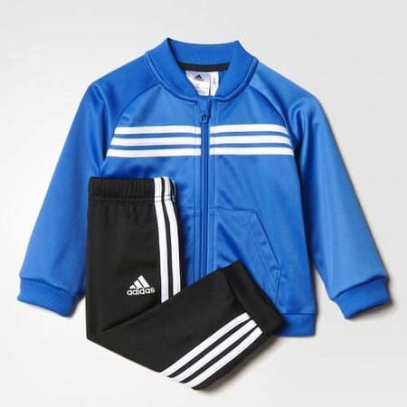 Adidas Chándal Bebé Shiny (blau/schwarz/weiß)