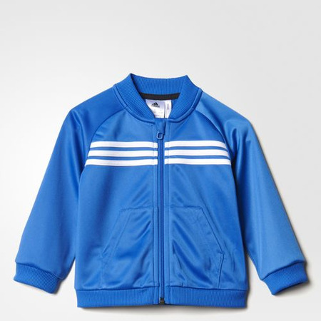 Adidas Chándal Bebé Shiny (blau/schwarz/weiß)