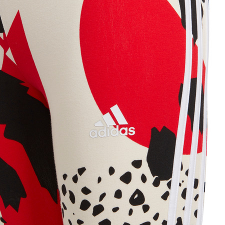 Adidas Baumwolle 3-Streifen Alle Over Print Tight