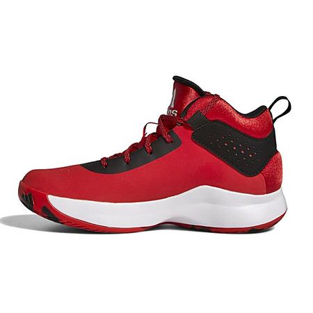 Adidas Cross Em Up 5 Kids Wide "Vivid Red"