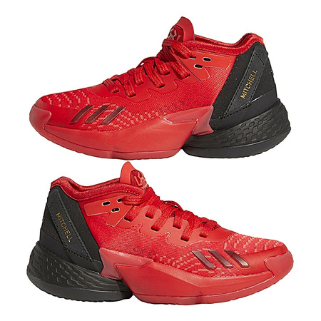 Adidas Donovan Mitchell Ausgabe 4 Kinder "Red Dawn"