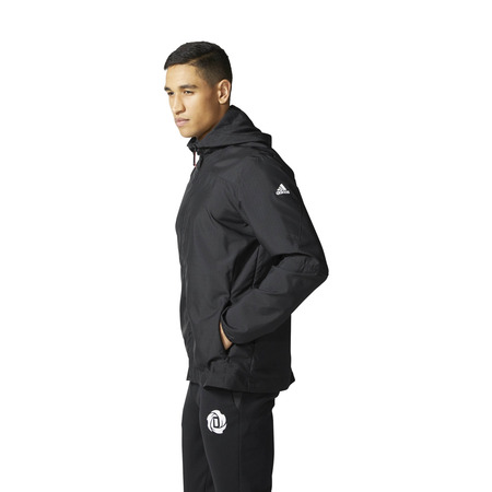 Adidas D Rose Windbreaker Jacke (schwarz)