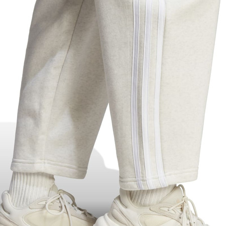 Adidas Essentials 3-Streifen Open Hem Fleece Pant "Off White"