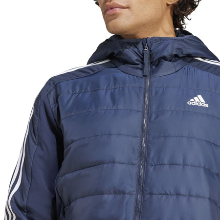 Adidas Essentials 3S Hooded Hybrid Jacket "Blue"