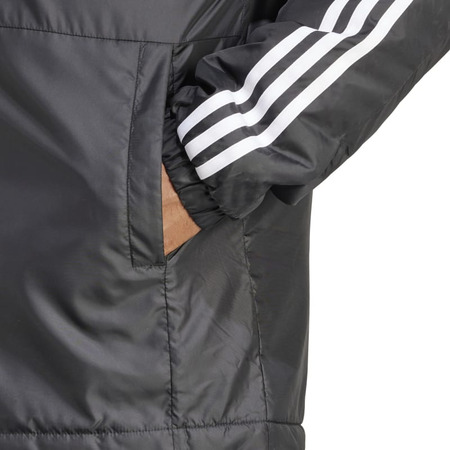 Adidas Essentials Insulated 3-Stripes Kapuzenjacke "Black"