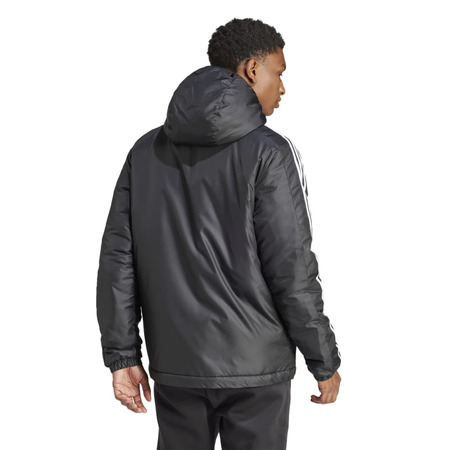 Adidas Essentials Insulated 3-Stripes Kapuzenjacke "Black"