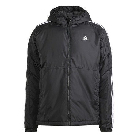 Adidas Essentials Insulated 3-Stripes Kapuzenjacke "Black"