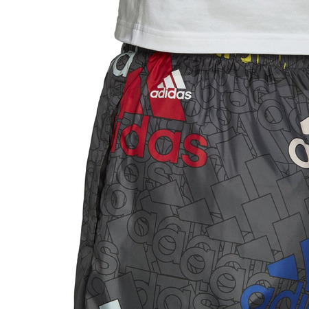 Adidas Essentials Multi-Colored Logo Loose Fit gewebte Hosen