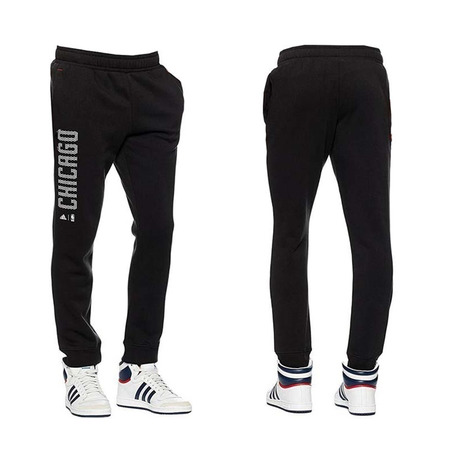 Adidas Fanwear Pant Chicago Bulls (Negro/Blanco)