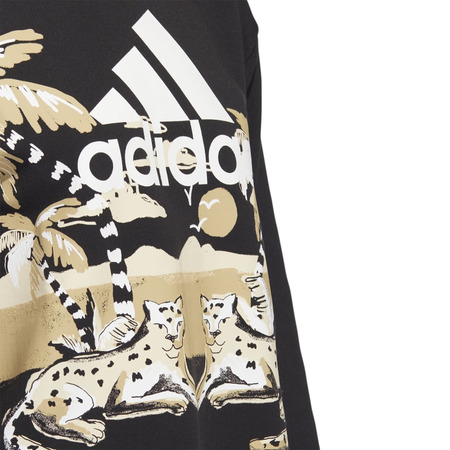 Adidas Graphic Crop Crewneck Sweatshirt x FARM Rio de Janeiro