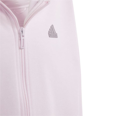 Adidas Girls Future Icons 3-Streifen Full-Zip Hoodie "Clear Pink"