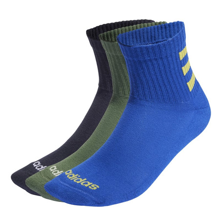 Adidas Half-Cushioned 3-Stripes Quarter Socks 3 Paare