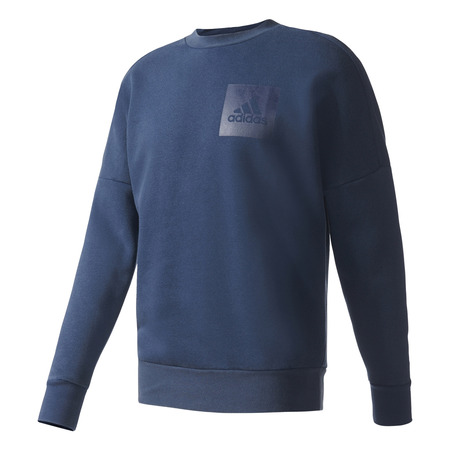 Adidas ID Snow Wash Crew Fleece (Navy)