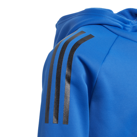 Adidas Junior FZ Training Climawarm Hoodie (Blau)