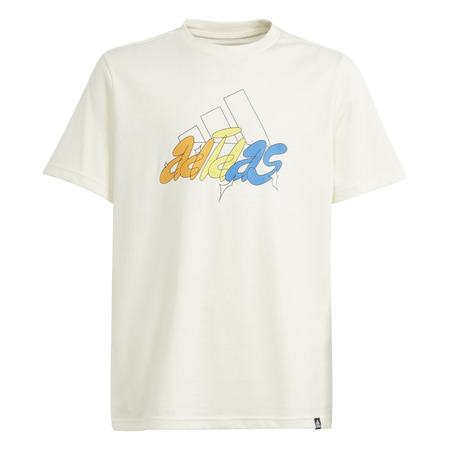 Adidas Junior Illustrated Graphic T-Shirt "White"