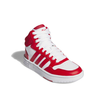 Adidas Kids Hoops 3.0 Mid "White-Red"