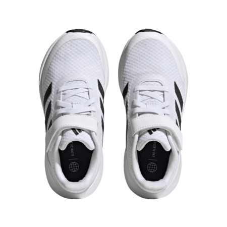 Adidas Kids Run Falcon 3.0 Elastische Spitze "Weiß"