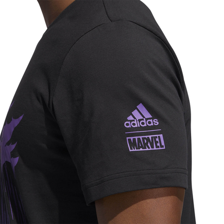 Adidas Marvel Dame Panther schwarz Tee