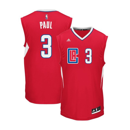 Adidas NBA Camiseta Réplica L.A Clippers Chris Paul #3 (rot/weiß)