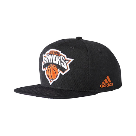 Adidas NBA Knicks Flap Cap (schwarz/weiß/orange)