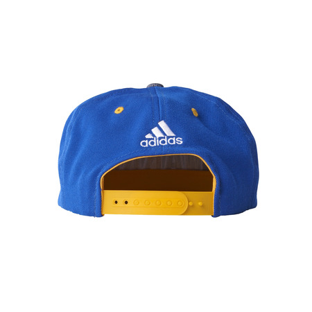 Adidas NBA Warriors Flat Brim Cap (blau/gelb/weiß)