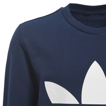 Adidas Original Junior Trefoil Crew (Navy)