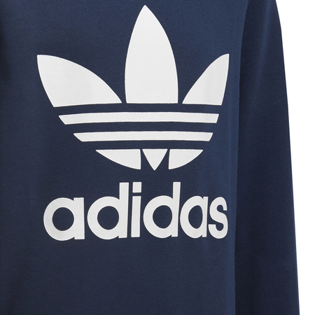 Adidas Original Junior Trefoil Crew (Navy)