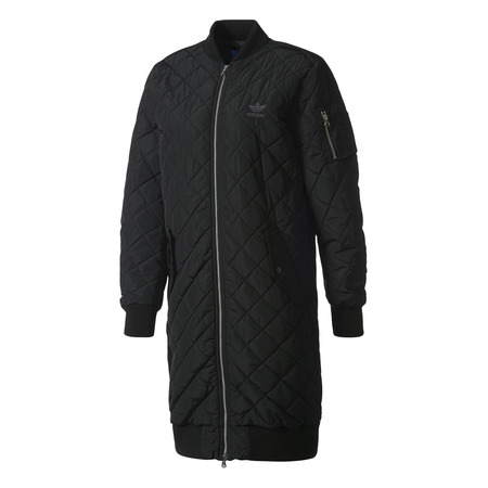 Adidas Originals Bomber Long Quilted Jacket W (Schwarz)