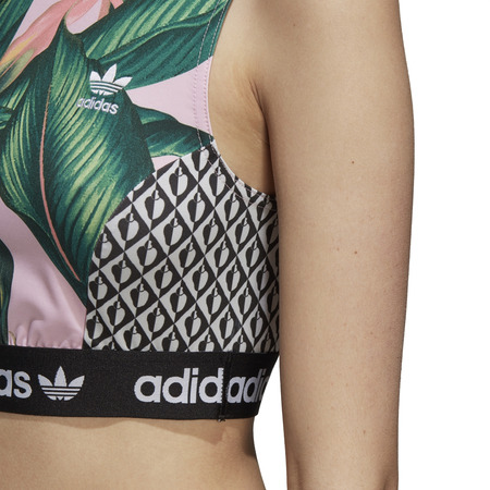 ADIDAS ORIGINALS BRA TOP W "TROPICAL LEAF" (MULTICOLOR)