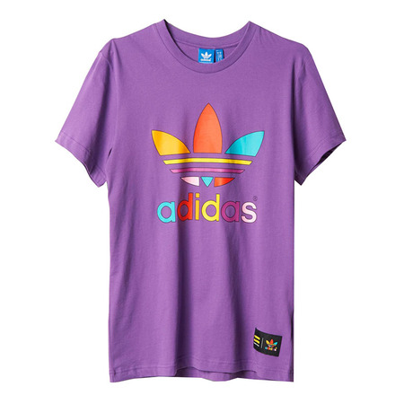 Adidas Originals Camiseta Mono Color Trefoil Pharrell Williams (violeta)