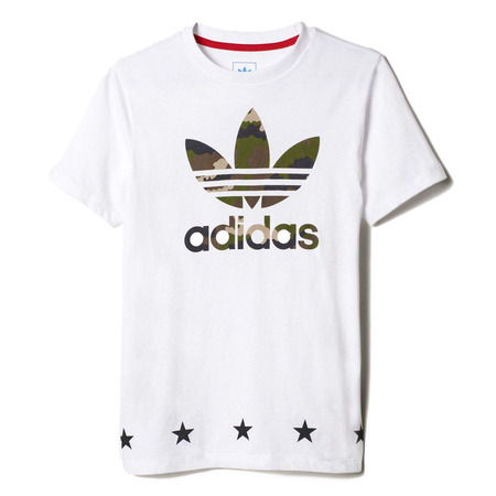 Adidas Originals Camiseta Youth FR (weiß/camo)