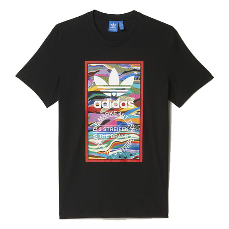 Adidas Originals Camiseta Farbmuster Tongue Label (schwarz)