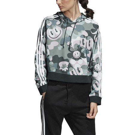 Adidas Originals Cropped Hoodie "Gallery Camo Smile"