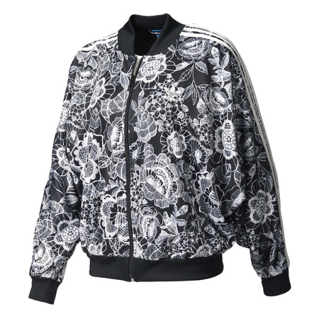 Adidas Originals Bauernhof Florido Cape "Floral Vintage" (schwarz/weiß)