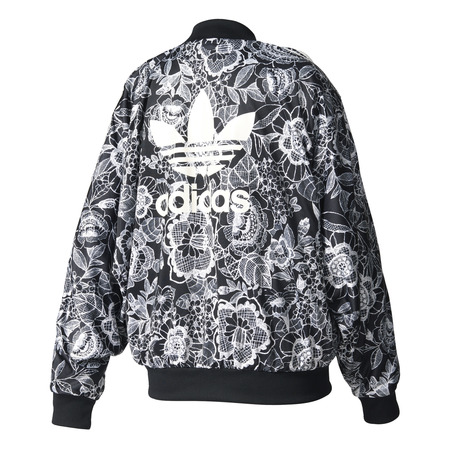 Adidas Originals Bauernhof Florido Cape "Floral Vintage" (schwarz/weiß)