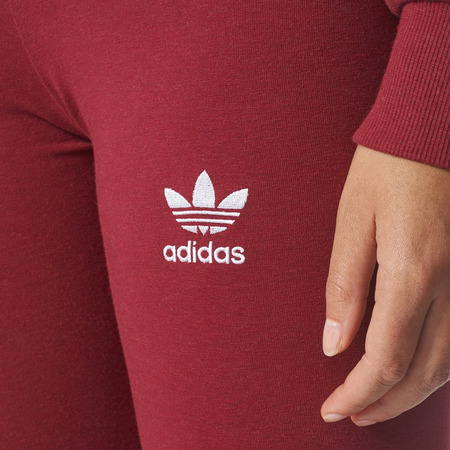 Adidas Originals Leggings Logo 3-Streifen (Collegiate Burgund Melange)