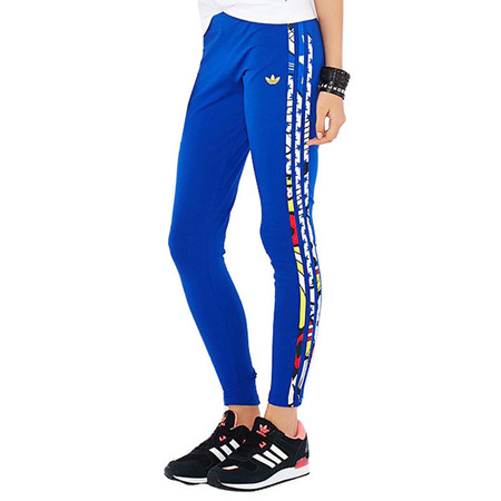 Adidas Originals Leggins Super Logo Rita Ora (blau/multicolor)