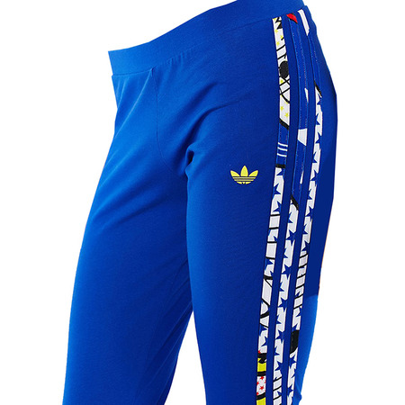 Adidas Originals Leggins Super Logo Rita Ora (blau/multicolor)