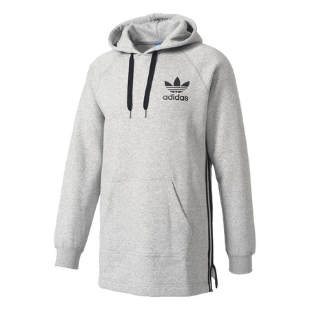 Adidas Originals Long Hoodie (mittelgrauer Heather)