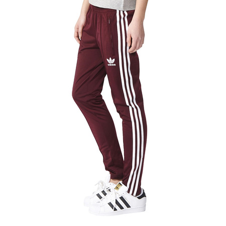 Original Women\'s Adidas Superstar Track Top (maroon/lidevi)