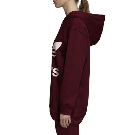 Adidas Originals Oversized Trefoil Hoodie W (Maroon)